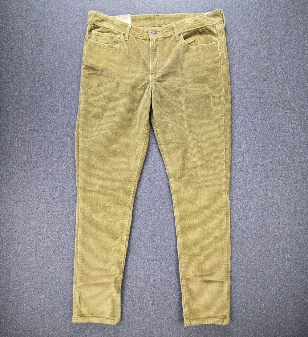 Levis 711 Skinny 33X30 Brown Cordury Pants